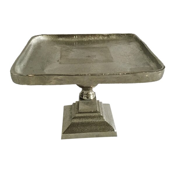 Square pedestal shop cake stand